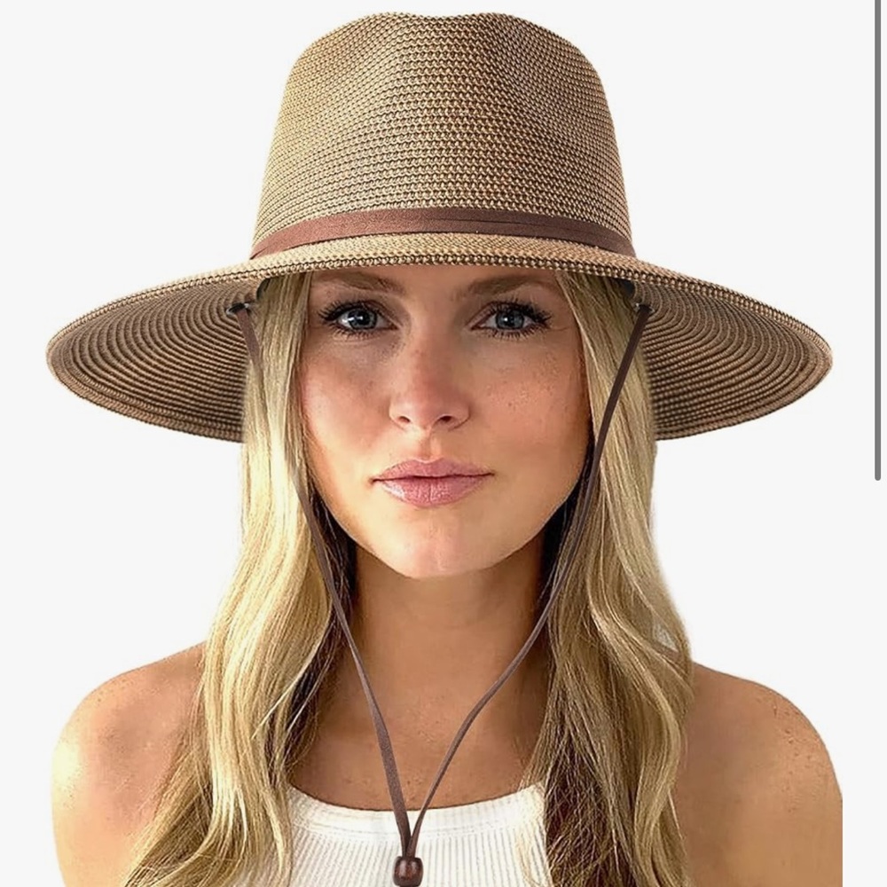 Safari Stylish Tan Wide-Brim Hat